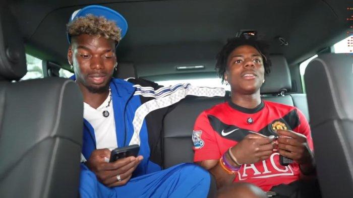 IShowSpeed bersama Paul Pogba.