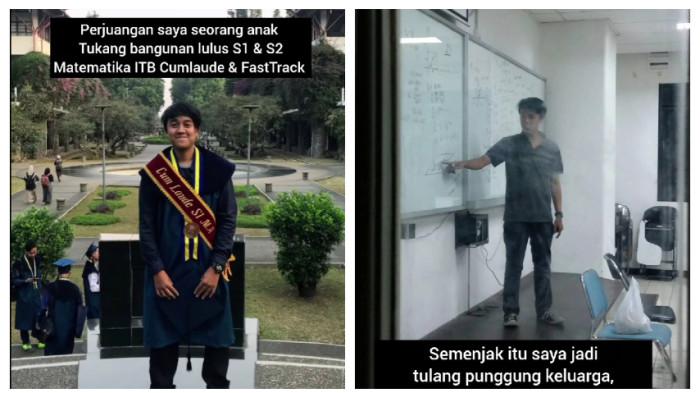 KISAH INSPIRATIF - Seorang alumni ITB, Alif Hijriah membagikan perjalanan hidupnya yang berliku hingga meraih kesuksesan. (Instagram Ali Hijriah).