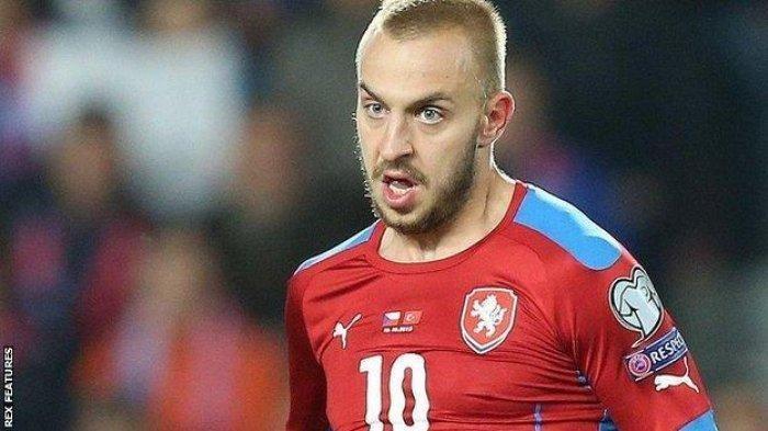 Jiri Skalak kala berseragam timnas Ceska. Jiri Skalak dikabarkan sedang diincar Persija Jakarta.