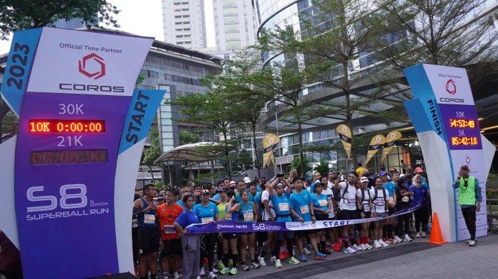 Kemeriahan gelaran Superball Run 2023.