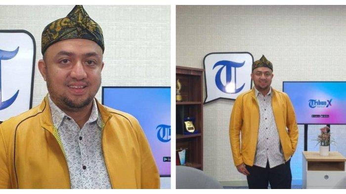 Ketua DPD Golkar Depok, Farabi El Fouz di Kantor TribunnewsBogor, Kamis (1/2/2024).