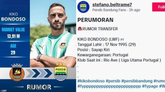 Kiko Bondoso rumor merapat ke Persib Bandung