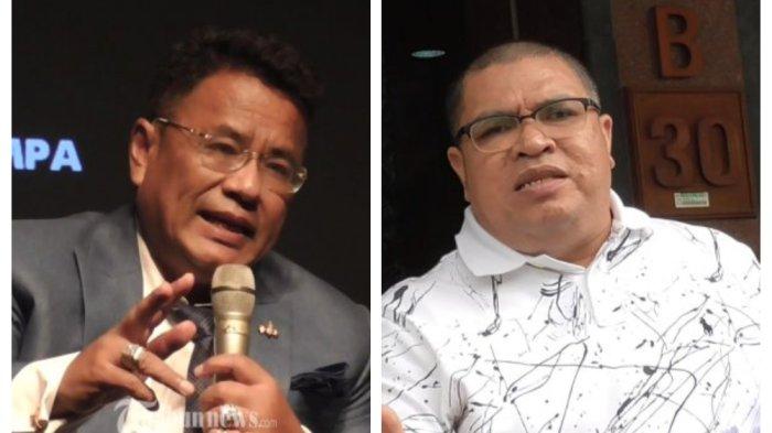 Kolase Foto Hotman Paris Hutapea dan Razman Arif Nasution.