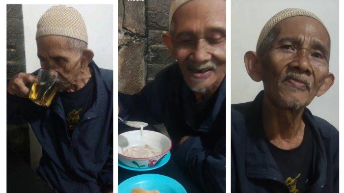 Kolase Foto Kakek Penjual Kopi Keliling Dedek Harun di Cimahi. Kakek Dedek Harun masih semangat jualan kopi keliling di Cimahi. Ia tinggal sebatang kara. Kakek Dedek cuma jawab singkat ditanya istri dan anaknya.