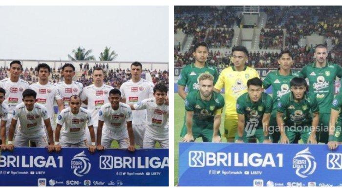 Kolase Foto Persija Jakarta Vs Persebaya Surabaya Liga 1 2023/2024.