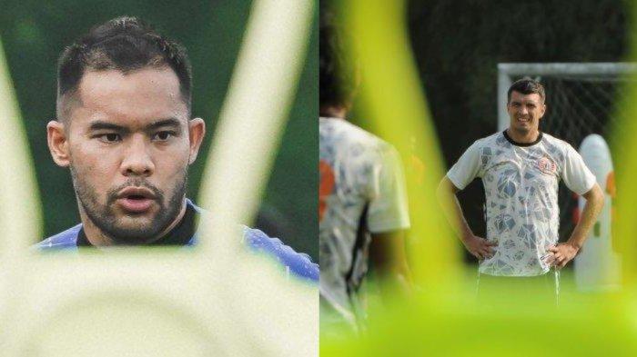 Kolase foto pemain Persija Jakarta Andritany Ardhiyasa dan Ondrej Kudela.