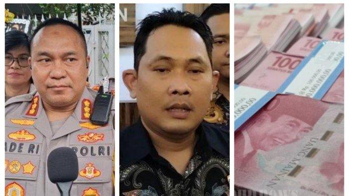 Kombes Ade Rahmat Idnal, AKBP Bintoro dan ilustrasi uang.