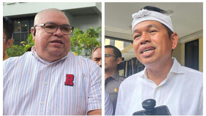 RAZMAN SINGGUNG KDM - Juru bicara GRIB Jaya Razman Arif Nasution mengkritik Dedi Mulyadi agar bekerja sesuai dengan tupoksinya sebagai gubernur. Ia mempertanyakan profesi yang dijalani Dedi sebagai gubernur atau YouTuber? (Kompas.com/Intan Afrida Rafni dan Kompas.com/Dinda Aulia Ramadhanty).