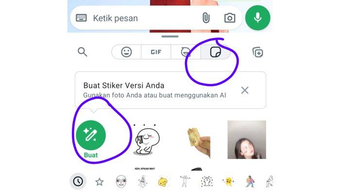 Membuat stiker di WhatsApp