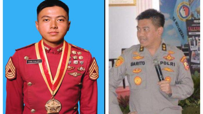PERAIH ADHI MAKAYASA - Pemuda Jakarta Timur, Fathan Putra Rifito peraih Adhi Makayasa 2025. Fathan memiliki kemiripan dengan sang ayah Irjen Barito Mulyo Ratmono.