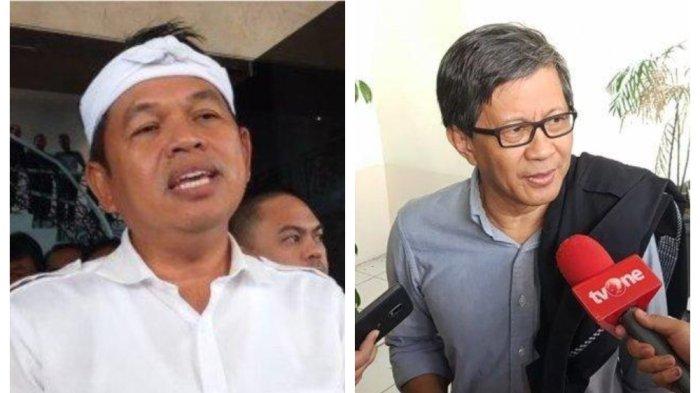 PERSOALAN PREMAN - Kolase Gubernur Jawa Barat Dedi Mulyadi dan pengamat politik Rocky Gerung. Usulan Rocky Gerung itu seolah diamini Dedi Mulyadi
