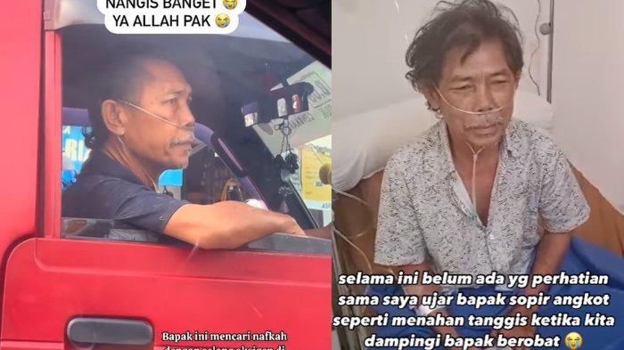 Pak Sa'at sopir viral narik angkot pakai selang oksigen