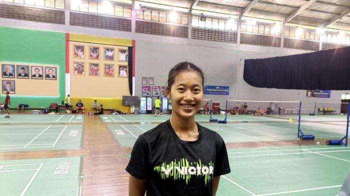 Pebulutangkis tunggal putri Indonesia, Putri Kusuma Wardani di Pelatnas PBSI, Cipayung, Jakarta Timur, Jumat (9/2/2024).