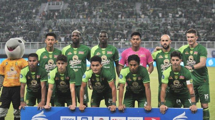 Potret skuad Persebaya Surabaya di kompetisi Liga 1 2024/2025.