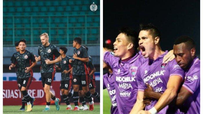 Kolase Foto Persija Jakarta Vs Persita Tangerang