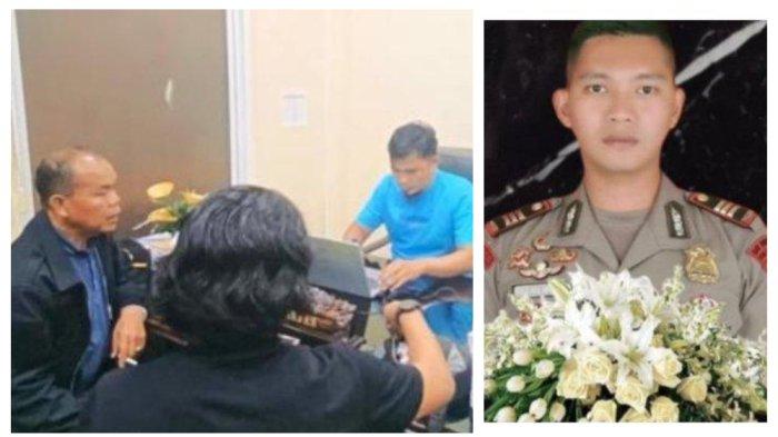 Kabag Ops Polres Solok Selatan, AKP Dadang Iskandar, penembak Kasat Reskrim AKP Ulil Ryanto Anshari saat diperiksa di Mapolda Sumbar, Jumat (22/11/2024) dan Kasat Reskrim Polres Solok Selatan AKP Ulil Ryanto Anshari.