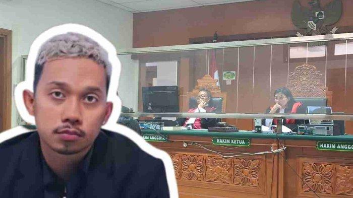 RANGGO SIDANG - Kolase foto youtuber Rahmat Rangga Riantho alias Ranggo menjalani sidang lanjutan terkait kasus penipuan modus event musik yang menjeratnya. TRIBUNJAKARTA.COM/ELGA PUTRA