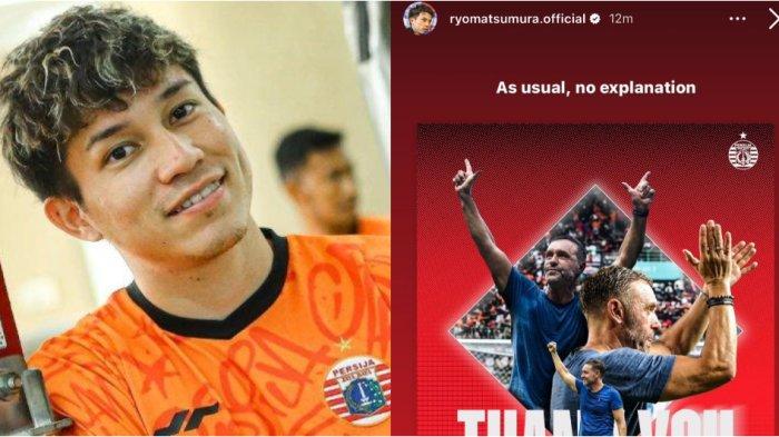 Pemain Persija Jakarta, Ryo Matsumura, bereaksi atas hengkangnya Thomas Doll.