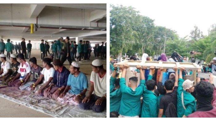 Viral di media sosial vide mahasiswa di Aceh mengamuk di tempat pengungsian orang Rohingnya di basement Balai Meuseraya Aceh (BMA), Rabu (27/12/2023).