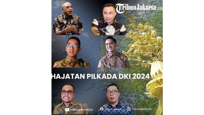 Sejumlah tokoh yang berpotensi maju Pilkada DKI 2024.