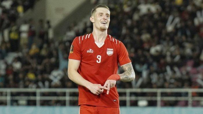 Selebrasi pesepak bola Borneo FC, Leo Gaucho setelah mencetal gol timnya dalam pertandingan final Piala Presiden 2024 melawan Arema FC di Stadion Manahan, Solo pada Minggu (4/8/2024) malam.