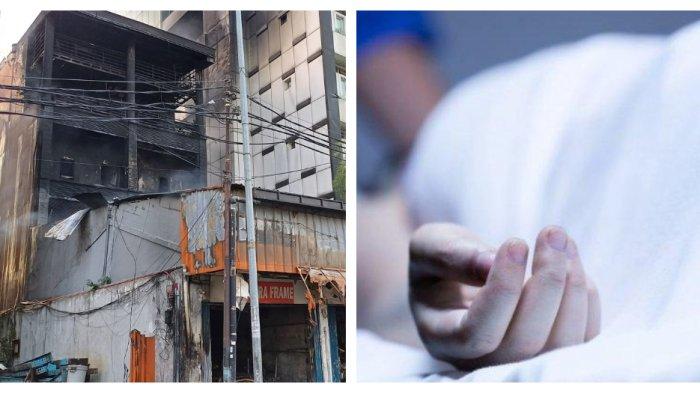 Situasi terkini pascaKebakaran dahsyat yang melanda sebuah ruko toko bingkai di Mampang Prapatan, Jakarta Selatan pada Jumat (19/4/2024).