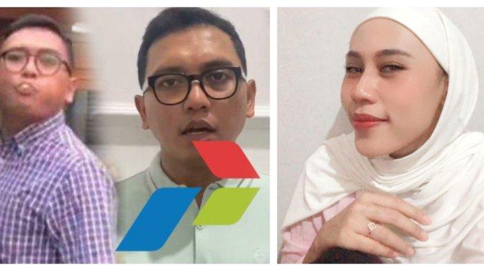 Sosok pria arogan Arie Febriant dan Mila Hardiyanti, perempuan yang diludahi Arie saat tak terima ditegur.