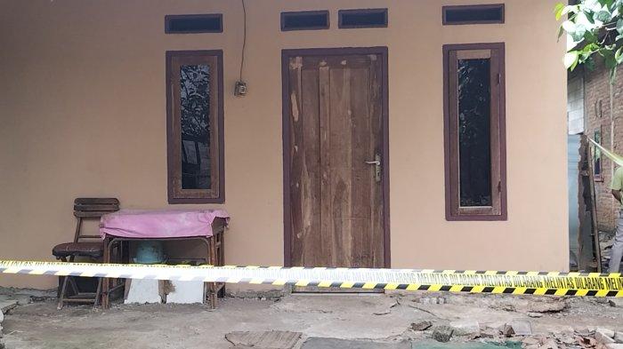 TKP rumah terduga pelaku yang dijadikan lokasi penyekapan bocah berusia 9 tahun di Ciketing Udik, RT 03 RW 07 Bantargebang, Kota Bekasi.