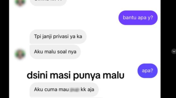 Viral di media sosial curhatan seorang wanita berinisial S yang mengaku mendapatkan pesan dari seseorang yang menawar fasesnya.
