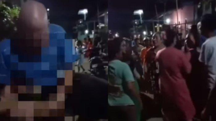 Viral sebuah video memperlihatkan emak-emak ribut di jalan sampai jambak-jambakan rambut.