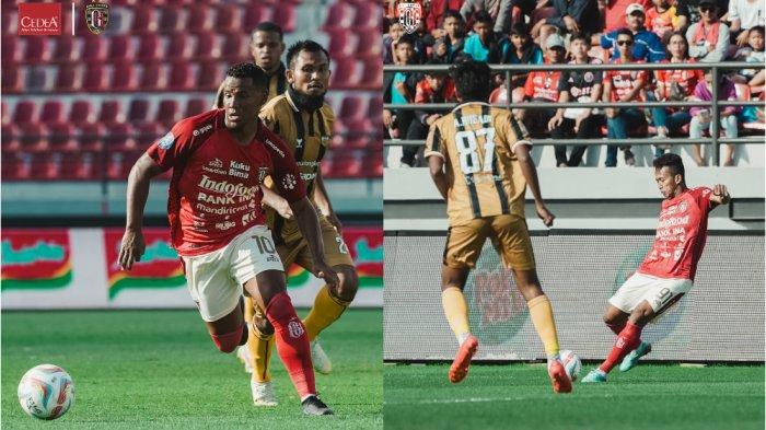 Duel Liga 1 yang mempertemukan Bali United melawan Dewa United di Stadion I Wayan Dipta, Gianyar, Bali, Sabtu (29/7/2023).