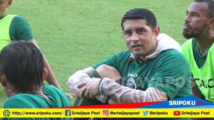 Pemain Sriwijaya FC, Esteban Vizcarra.