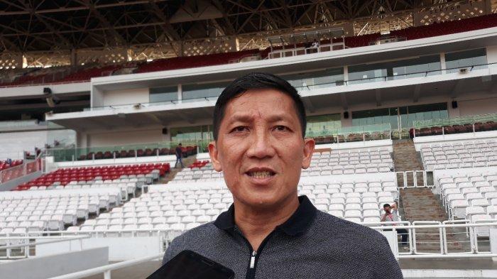 Chief Executive Officer (CEO) Persija Jakarta, Ferry Paulus saat ditemui di Stadion Utama Gelora Bung Karno (SUGBK), Senayan, Jakarta Pusat, sebelum laga menghadapi Shan United di Piala AFC 2019.