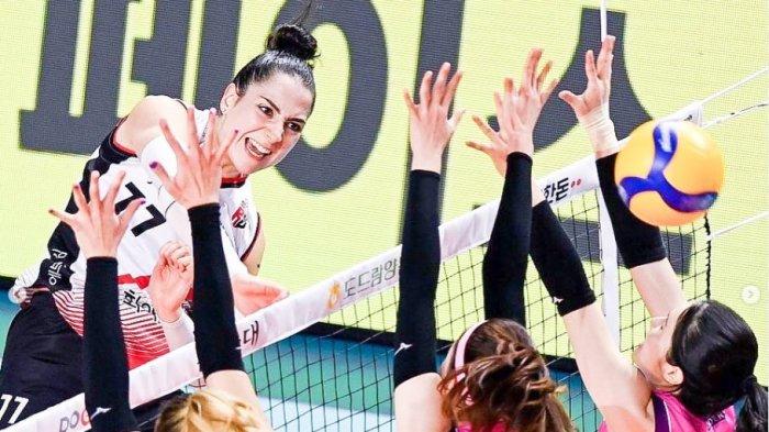 Pevoli Giovanna Milana alias Gia teman setim Megawati Hangestri di Red Sparks.
