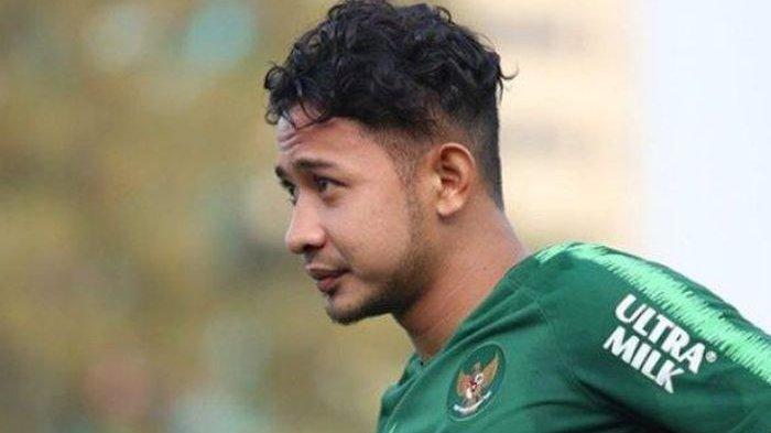 Gian Zola saat menjalani pelatihan Timnas Indonesia U-22 pada Senin (7/1/2019).