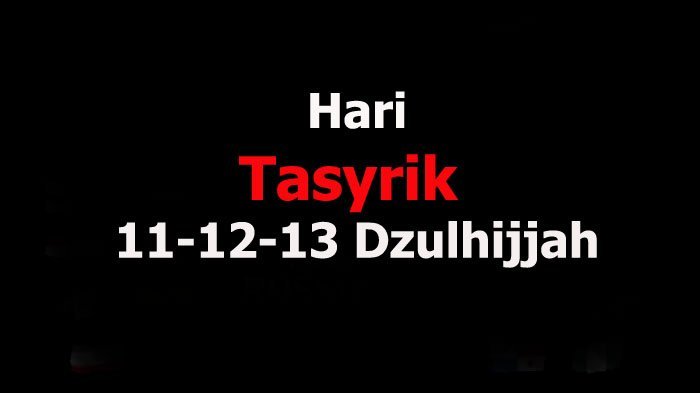 Hari tasyrik