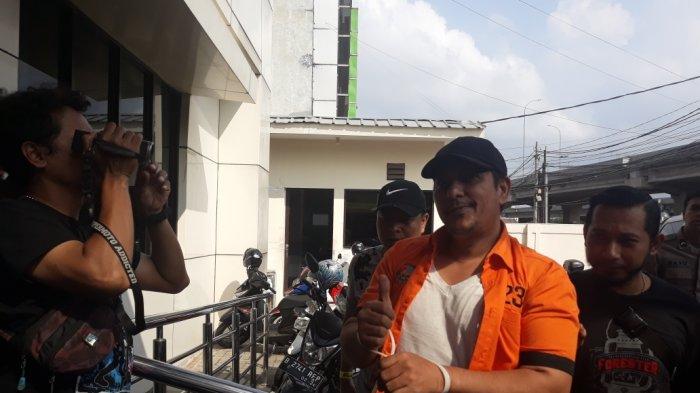 Ibra Azhari saat tiba di Puslabfor Polri, Duren Sawit, Jakarta Timur, Senin (30/12/2019).