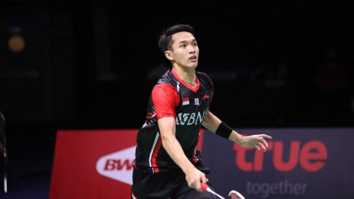 Tunggal putra Indonesia, Jonatan Christie berhasil mengalahkan wakil China, Li Shifeng pada perempat final Thomas Cup 2022.