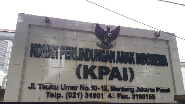 Kantor Komisi Perlindungan Anak Indonesia (KPAI) di Jalan Teuku Umar, Menteng, Jakarta Pusat.