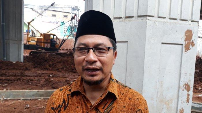 Kasudin Sumber Daya Air Jakarta Timur Mustajab di Jatinegara, Jakarta Timur, Kamis (4/4/2019).
