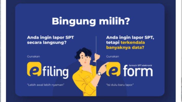 Laman utama situs DJP Online untuk lapor SPT Tahunan.