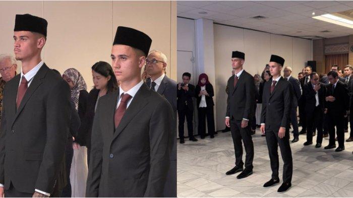 Pengambilan sumpah dan janji setia pewarganegaraan Indonesia bagi dua pesepakbola, Mees Hilgers dan Eliano Reijnders digelar hari ini, Senin (30/9) di Brussel, Belgia.