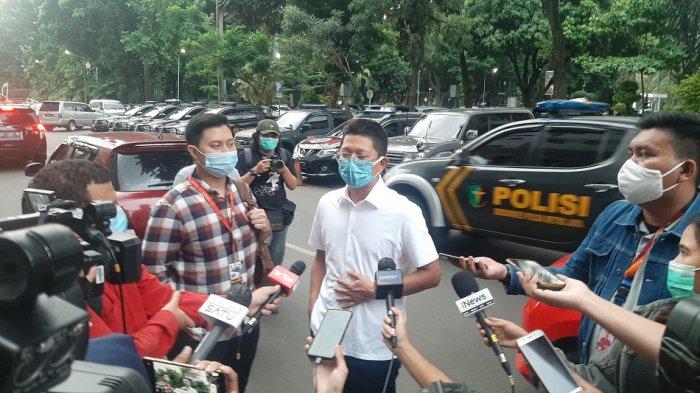 Presiden Persija Mohamad Prapanca saat memenuhi panggil
Polda Metro Jaya