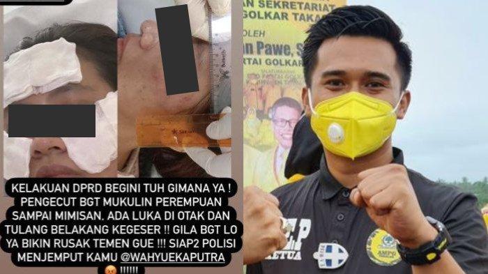 Anggota DPRD Takalar bernama Wahyu Eka Putra atau WEP menganiaya kekasihnya AG (30) di apartemen di kawasan Tebet, Jakarta Selatan, Jumat (1/9/2023) sekitar pukul 11.00 WIB. Terkuak motifnya dipicu uang Rp30 juta.