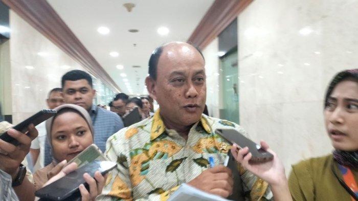 DUGAAN PENGGELAPAN DANA MBG - Kepala Badan Gizi Nasional Dadan Hindayana usai rapat bersama Badan Anggaran DPR RI, Selasa (10/9/2024).
