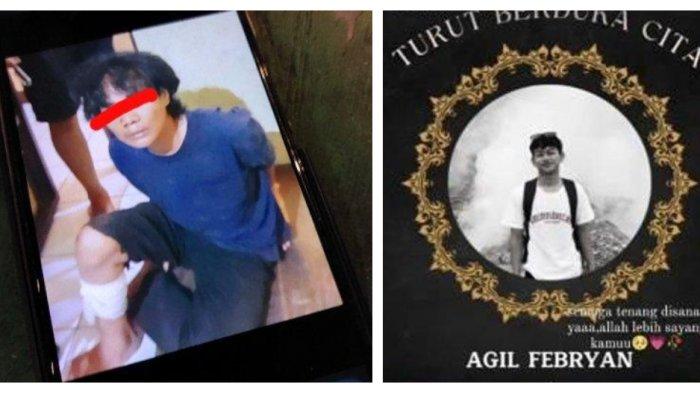 Kolase Foto pembunuh pelajar SMK berinisial HS dan korban Agil Febriyan (19). Uztas Inen dengar obrolan terakhir pelajar SMK di Bogor bernama Agil Febriyan dengan pelaku HS pada Jumat (29/11/2024). Nasib pelaku kini diperban.