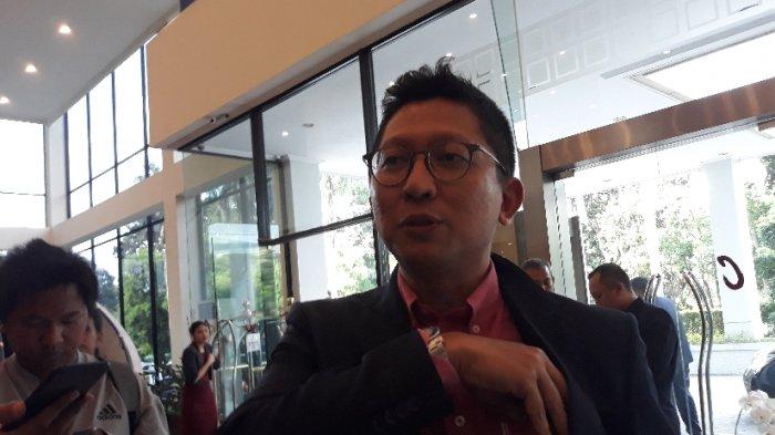 Presiden klub Persija Jakarta, Mohamad Prapanca saat ditemui di acara manager meeting di Hotel Atlet Century, Jakarta Pusat, Rabu (19/2/2020).
