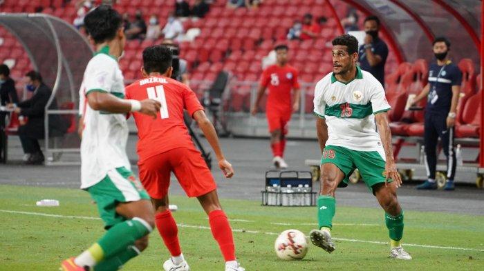 Ricky Kambuaya dari Indonesia di ajang Piala AFF 2020 atau AFF Cup 2020.