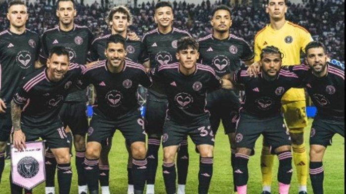 Inter Miami kompak menurunkan Lionel Messi dan Luis Suarez sebagai starter saat melakoni uji coba melawan El Salvador, Sabtu (20/1/2024) di Estadio Cuscatlan.