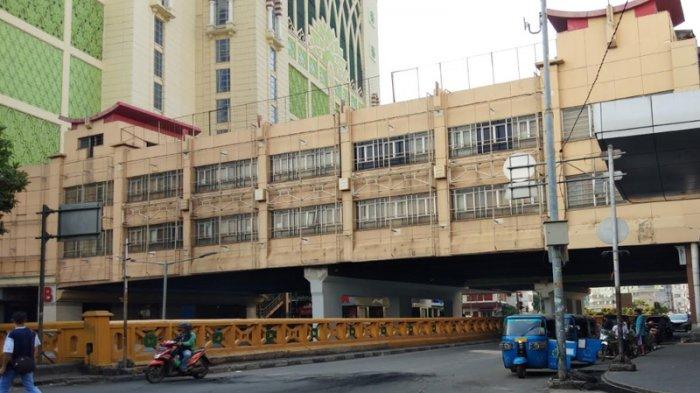 Suasana Pasar Tanah Abang usai kerusuhan selama dua hari, Kamis (23/5/2019)